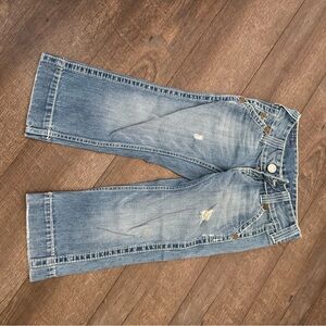 True Religion Light Blue Cropped Jeans-size26